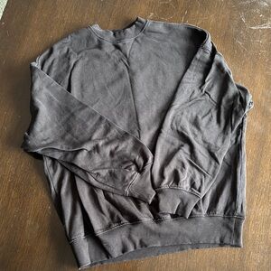 Divided Black Crewneck Sweater